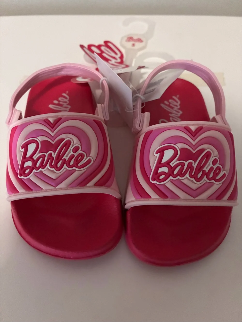 NEW Barbie Pink Toddler Girls Sandals Size 5T NWT